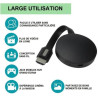 Flash Ventes Stick TV Multimédia, Dongle HDMI sans Fil pour TV, Adaptateur D'affichage sans Fil 1080P, Compatible avec Les Smart