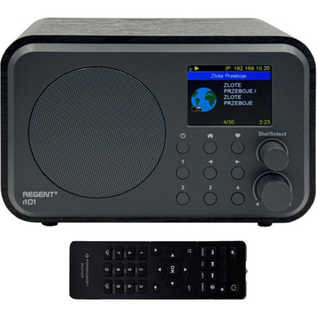 Ferguson regent i101 radio internet wi-fi avec bleutooth fm/dab/dab+ radio fm, radio-réveil, égaliseur, écran couleur, usb, aux 