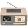 Audizio Dozza Radio Internet WiFi Dab+ FM BT 5.3 40W, Radio Numérique avec Télécommande, Écran Intuitif, Sortie Jack, Design Bam
