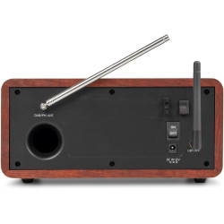 Audizio Dozza Radio Internet WiFi Dab+ FM BT 5.3 40W, Radio Numérique avec Télécommande, Écran Intuitif, Sortie Jack, Design Noy