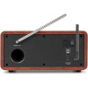 Audizio Dozza Radio Internet WiFi Dab+ FM BT 5.3 40W, Radio Numérique avec Télécommande, Écran Intuitif, Sortie Jack, Design Noy