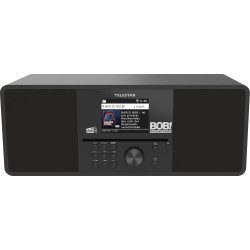 Telestar bobs rock radio 2.0 - dab+/radio internet avec lecteur cd (radio bob! émetteur préinstallé, stéréo, 2 × 15 w, services 