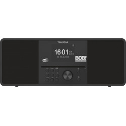 Telestar bobs rock radio 2.0 - dab+/radio internet avec lecteur cd (radio bob! émetteur préinstallé, stéréo, 2 × 15 w, services 