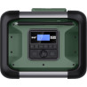 Telestar bobs rock radio d'extérieur - radio de chantier (radio robuste avec dab+, streaming audio bleutooth, compatible avec ba