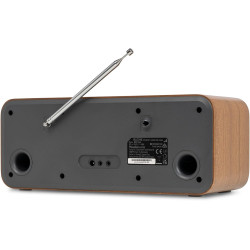 Audizio Bucine Radio Internet WiFi Dab+ FM BT 40W, Radio Numérique Stéréo avec Écran Couleur, Télécommande, Alarme Et Minuterie,