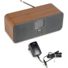 Audizio Bucine Radio Internet WiFi Dab+ FM BT 40W, Radio Numérique Stéréo avec Écran Couleur, Télécommande, Alarme Et Minuterie,
