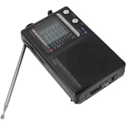 Radio Portable Compacte Multibande AM/FM/SW avec Antenne Rétractable, Idéale pour Le Camping, la Pêche et Les Personnes âgées.
