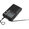 Radio Portable Compacte Multibande AM/FM/SW avec Antenne Rétractable, Idéale pour Le Camping, la Pêche et Les Personnes âgées.
