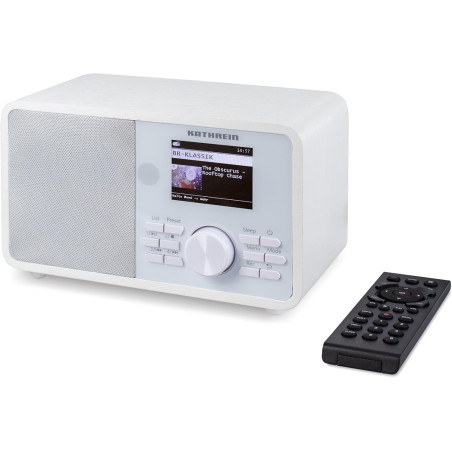 Kathrein dab+ link m11 – radio dab+/internet (mono, 15 watts, streaming audio bleutooth et fonction d’émission, services de stre