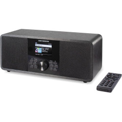 Kathrein dab+ link s12 – radio dab+/internet (stéréo, 2 × 15 w, bleutooth audio streaming et fonction d’émission, services de st