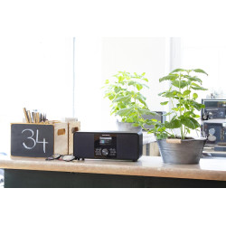 Kathrein dab+ link s12 – radio dab+/internet (stéréo, 2 × 15 w, bleutooth audio streaming et fonction d’émission, services de st