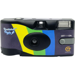 GT PHOTO - Appareil Photo Jetable Realishot Flash, 27 Photos, Idéal pour Événements, Voyages, Souvenirs - Prise en Main Simple -