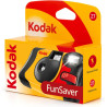 KODAK FunSaver 39 - Appareil Photo Jetable avec Flash Intégré, 39 Poses, Film Couleur 24mm ISO 800, Idéal pour Photos Spontanées