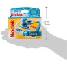 Kodak Sport - Appareil Photo Jetable Étanche jusqu'à 15m, 27 Poses, Film Couleur 35mm, Coque Résistante aux Chocs et Exposition 