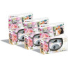 AgfaPhoto Pack 3 x 601025 - Appareil Photo Jetable LeBox Wedding, 27 Photos, Objectif Optique 31 mm - Gris