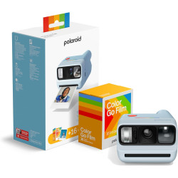 Polaroid - Pack Appareil Photo instantané Go Gen 3 Bleu Clair + Film Couleur Go (16 Photos)
