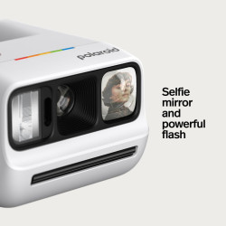 Polaroid - Pack Appareil Photo instantané Go Gen 3 Blanc + Film Couleur Go (16 Photos)