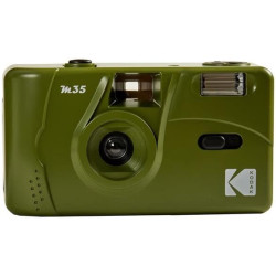 KODAK M35 DA00254 - Appareil Photo Rechargeable 35mm, Objectif Grand Angle Fixe, Viseur Optique, Flash Intégré, Pile AAA – Vert 