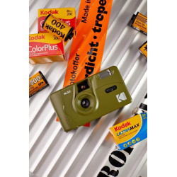 KODAK M35 DA00254 - Appareil Photo Rechargeable 35mm, Objectif Grand Angle Fixe, Viseur Optique, Flash Intégré, Pile AAA – Vert 