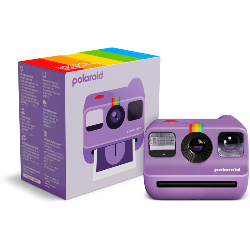 Polaroid Go Generation 2 - Mini Appareil Photo instantané - Violet (9183) - Compatible Uniquement avec Les Films Go