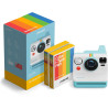 Polaroid now gen3 - artic bleu + color film bundle (16 photos)