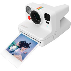 Polaroid - now+ gen3 - appareil photo instantané connecté bleutooth - pack appareil photo + film couleur (16 photos) blanc (6563