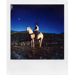 Polaroid - instant camera - now+ gen3 - artic bleu + color film bundle (16 photos)