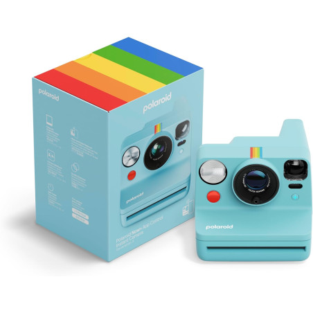 Polaroid - now+ génération 3 - appareil photo instantané connecté bleutooth - bleu arctique (9163)