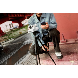 Polaroid - now+ génération 3 - appareil photo instantané connecté bleutooth - bleu arctique (9163)