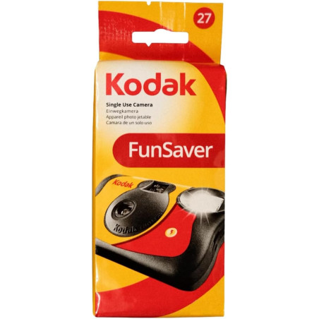 Kodak 8617763 - FunSaver Camera, 800 Speed - 27 Exposure Film - Warranty: 1Y