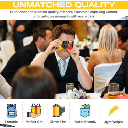 Kodak 8617763 - FunSaver Camera, 800 Speed - 27 Exposure Film - Warranty: 1Y