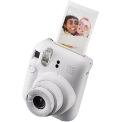 FUJIFILM Appareil Photo Instantané Instax Mini 12 Blanc Pack Iconique