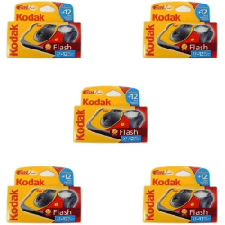 Kodak Fun Flash Lot de 5 appareils photo jetables 39 poses