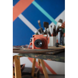 Instax square sq1 instant camera, terracotta orange