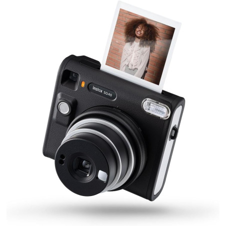 Instax sq40 instant camera, noir textured finish