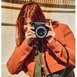 Instax sq40 instant camera, noir textured finish
