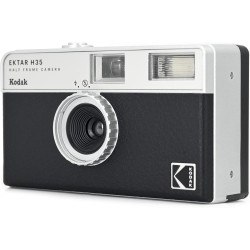 Kodak EKTAR H35 Caméra vidéo Demi-Format 35 mm, réutilisable, sans Mise au Point, léger, Facile à Utiliser (Noir) (Film et Pile 