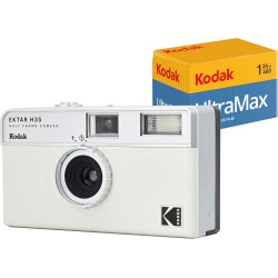 Kodak EKTAR H35 Caméra vidéo Demi-Format 35 mm, réutilisable, sans Mise au Point, léger, Facile à Utiliser (Film et Pile AAA Non