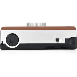 Kodak EKTAR H35 Caméra de Film Demi-Format 35 mm, réutilisable, sans Mise au Point, léger, Facile à Utiliser (Marron) (Film et P
