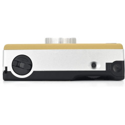 Kodak EKTAR H35 Caméra de Film Demi-Format 35 mm, réutilisable, sans Mise au Point, léger, Facile à Utiliser (Sable) (Film et Pi