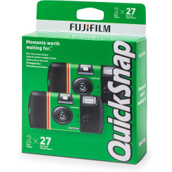 Fujifilm QuickSnap Flash 400 Lot de 2 appareils Photo à Usage Unique
