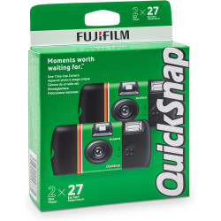 Fujifilm QuickSnap Flash 400 Lot de 2 appareils Photo à Usage Unique