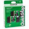 Fujifilm QuickSnap Flash 400 Lot de 2 appareils Photo à Usage Unique
