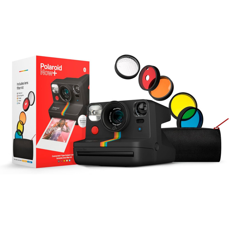 Appareil Photo instantané Polaroid Now+ I-Type reconditionné - Noir (9124)