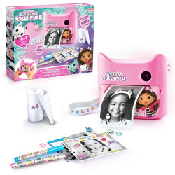 Canal Toys - Appareil Photo Numérique Instantané Enfant 4 Ans + - Design Gabby Et La Maison Magique - Impression Thermique sans 