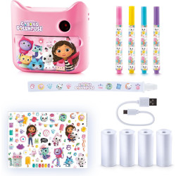 Canal Toys - Appareil Photo Numérique Instantané Enfant 4 Ans + - Design Gabby Et La Maison Magique - Impression Thermique sans 