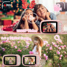 Appareil Photo Instantané Enfant, 3,5" Appareil Photo Enfants Cadeaux pour 3 à 14 Ans, Papier d'impression sans Encre et 32GB Ca