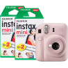 Fujifilm Instax Mini 12 Appareil Photo instantané avec Pack de 40 Films Rose Fleur