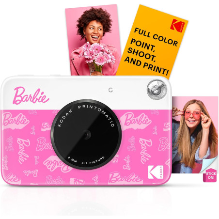 Kodak x Barbie Printomatic Appareil Photo numérique instantané Couleur Appareil Portable Barbie 5 MP, Zink 2x3 (5,1 x 7,5 cm) Pa
