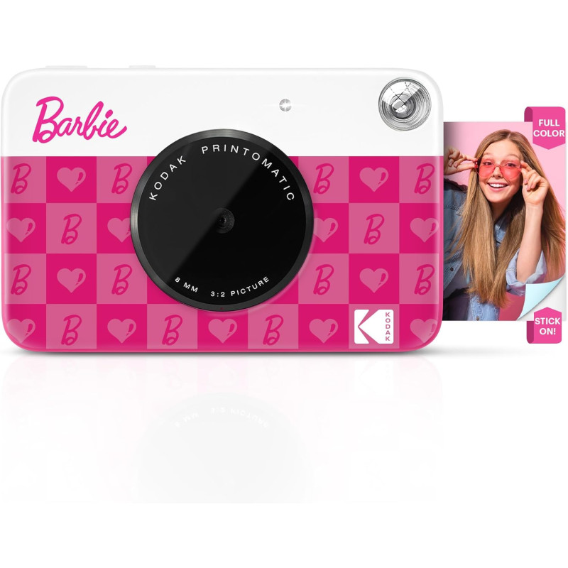 KODAK x Barbie Printomatic Appareil Photo numérique instantané Couleur Appareil Portable Barbie 5 MP, Zink 2x3 (5,1 x 7,5 cm) Pa
